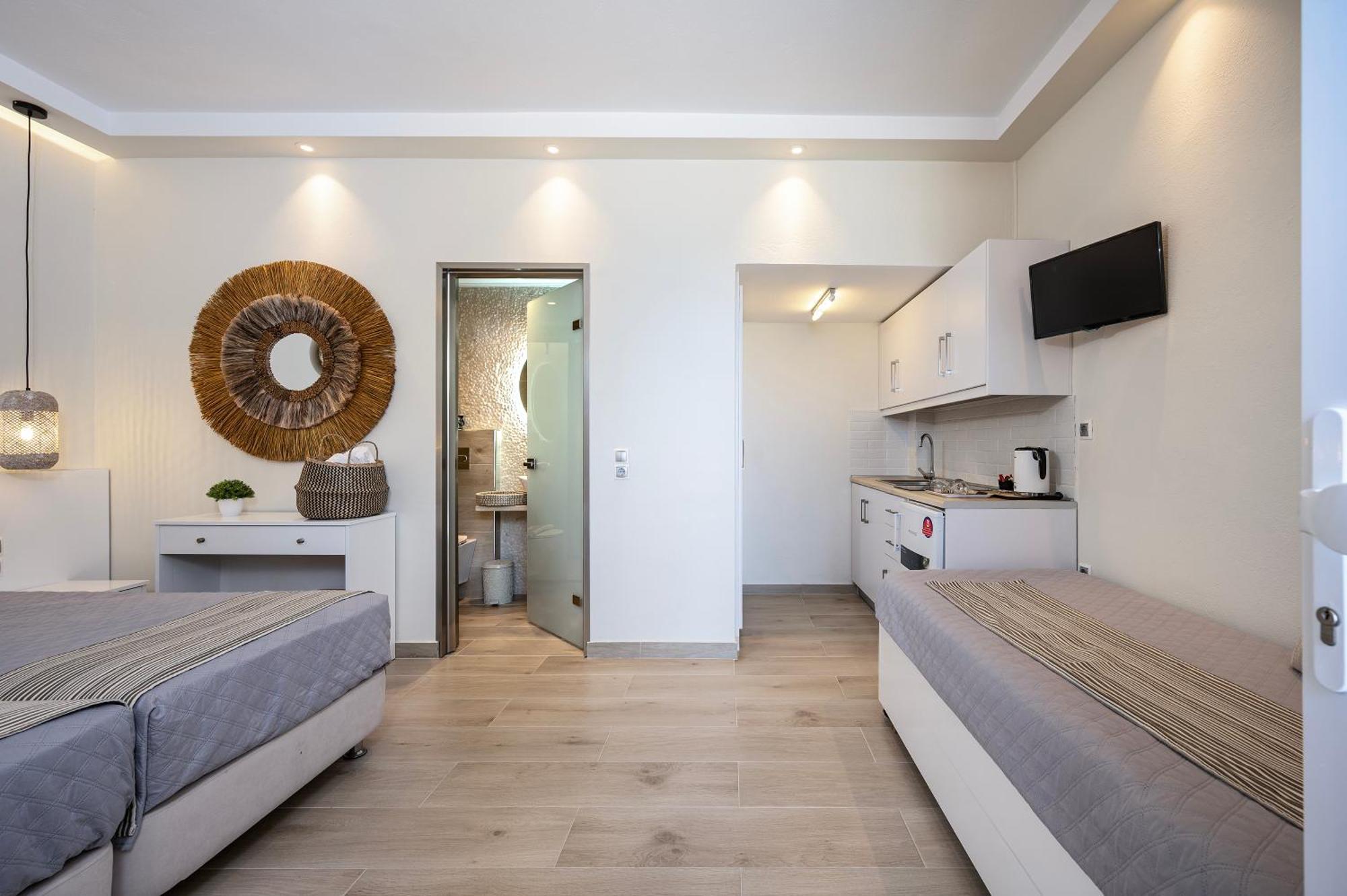 Panorama Seaside Apartman Masztihári Kültér fotó