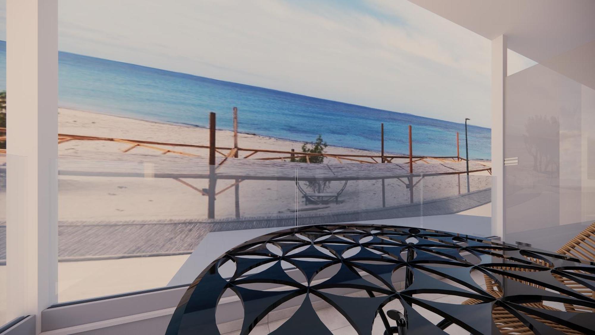Panorama Seaside Apartman Masztihári Kültér fotó